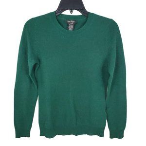 NWT Lord & Taylor Cashmere Green Sweater XS